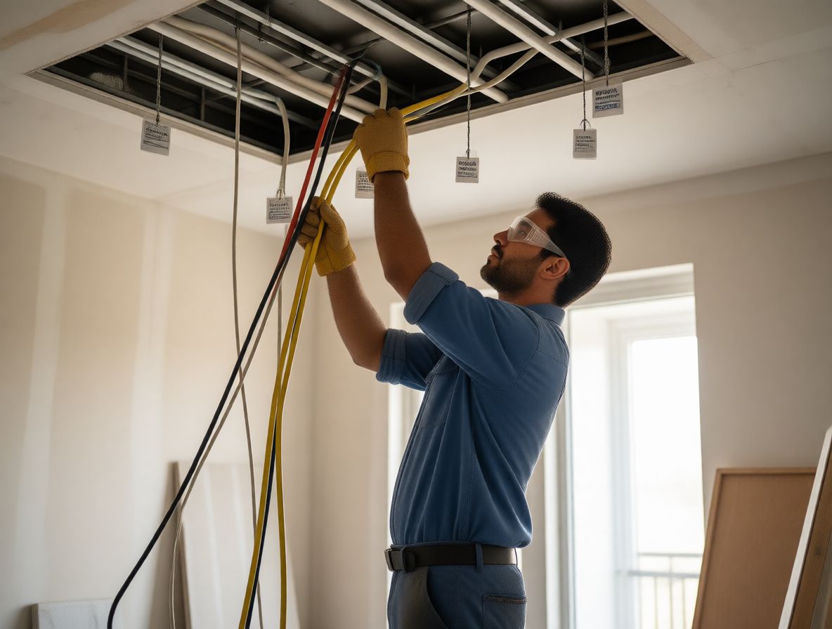 House Rewiring – Neat Conduit Installation